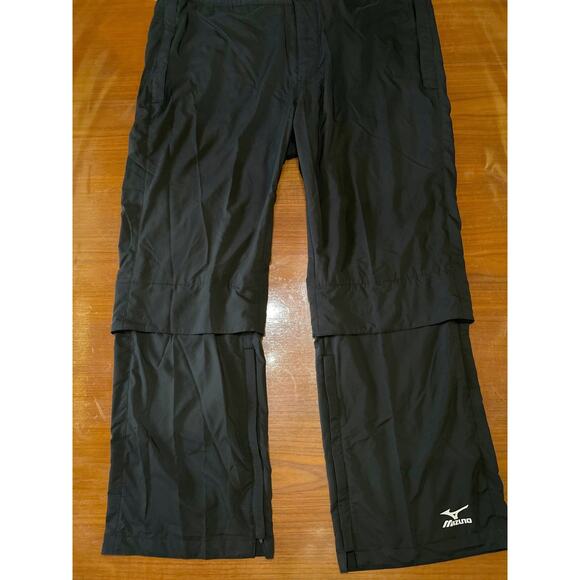 Mizuno Golf ImpermaLite Rain Pants Mens Size XL Black Waterproof Performance - Picture 1 of 9